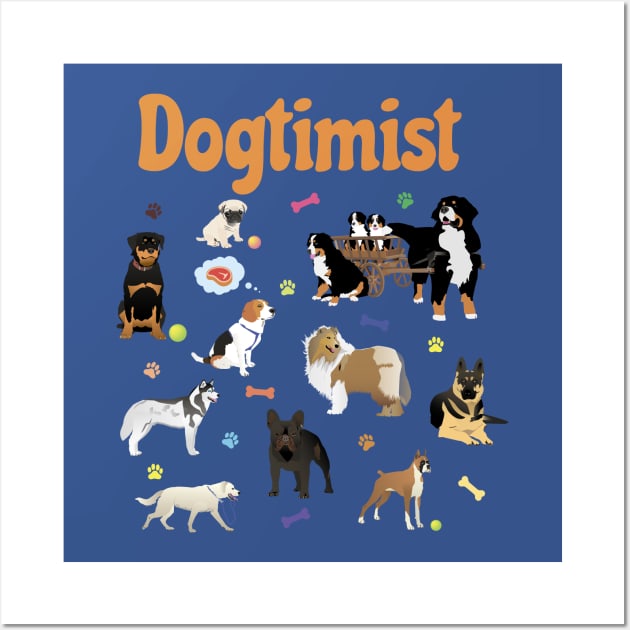 Dogtimist Dog Lover Wall Art by NorseTech